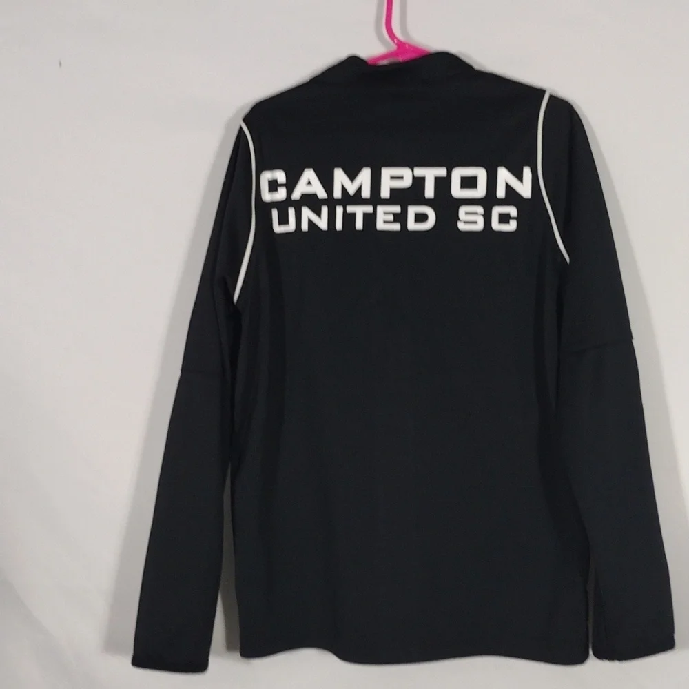 Nike Black Full Zip Track Jacket Campton United SC # 24 size boys Small - Picture 4 of 10